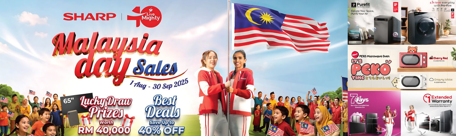 Sharp Malaysia Day Promotion!